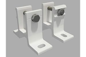 home Trends Awning Wall Bracket for Articulated Arm and Half Cassette Awnings SPP058 with Mounting (2.35 mm White)