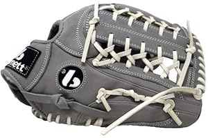 FL-125 Gant de Baseball Cuir Haute qualité Infield/Outfield/Pitcher, Gris Clair