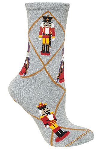 Preisvergleich Produktbild Wheel House Designs Weihnachten Nussknacker Grau Damen Socken