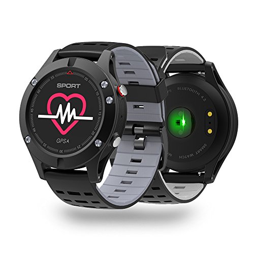 Smartwatch economici: quali comprare 6 Activity Tracker NO.1 F5 smartwatch Android in Offerta-IP68 impermeabile,schermo a colori,GPS con Monitoraggio Attività e Profili Sport,Bluetooth Fitness Tracker,monitor cardiaca. (grigio)