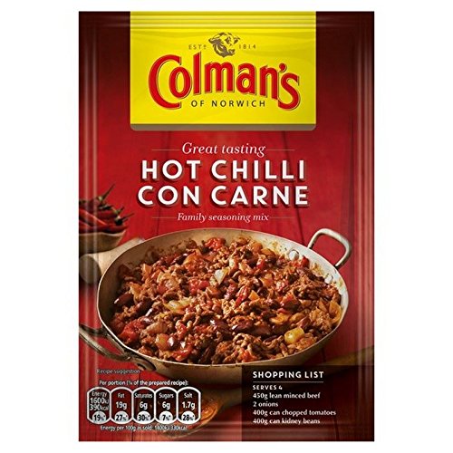 Colmans Hot Chili Con Carne 37G Rezept-Mix Colmans Hot Chili Con Carne 37G Rezept-Mix