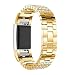 Produktbild Fitbit Charge 2 armband, SHOBDW 2018 Neu Crystal Edelstahl Handgelenk Ersatz Uhrenarmband für Fitbit Charge 2 (130-210mm, B)