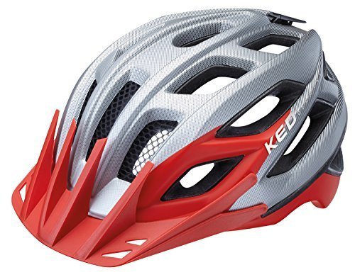 Variante KED Companion bicicleta casco, color Pearl Red Matt, tamaño L (55 / 61 cm)