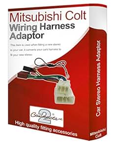 Mitsubishi Colt CD radio stereo wiring harness adapter: Amazon.co.uk