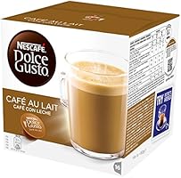 NESCAF&Eacute; Dolce Gusto Cafe Au Lait, Pack of 3 (Total 48 Capsules, 48 servings)