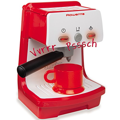 Preisvergleich Produktbild Unbekannt Rowenta Espressomaschine mit Funktionen, 10x18 cm - Kaffeemaschine Kinder Küche Spielzeug Küchenzubehör