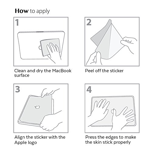 GMYLE Echte Walnuss Holz Haut Abdeckung Decal für The New Macbook 12 inch with Retina Display (Model: A1534) - 7