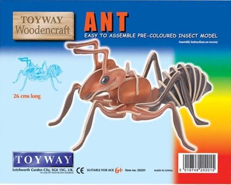 Ant - Pre-Coloured Woodencraft Kit
