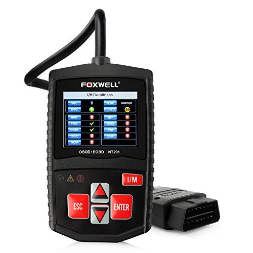 OBD-II Auto Diagnostic Scanner OBDII Lecteur de Code (NT201 Black)