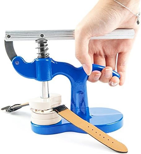 Watchmaker Repair Tool Adjustable Opener Back Case Press Closer Remover with 12 Dies 18mm to 50mm