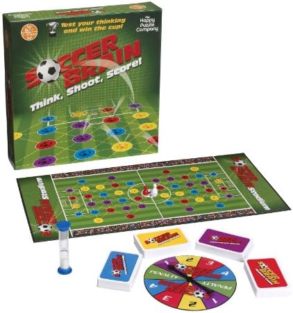 Soccer BrainFootball Themed Brainteaser Challenge Game by The Happy Puzzle Company