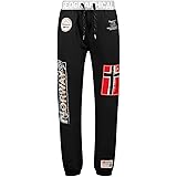 Geographical Norway Myer Men Distribrands - Pantaloni da Jogging Stampati Stile Casual - Abbigliamento Sportivo qualità Confo