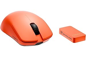 Fnatic Lamzu Maya 8K Small-Medium Wireless Pro Gaming Mouse Special Edition, Pixart 3950, sensore incredibilmente leggero 45 g, durata della batteria 80 ore, interruttore ottico, Windows & Mac