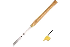 ASIEG TOOL Carbide Parting Tool and Grooving Woodturning Tool 18.5 inches for Wood Turning Lathe