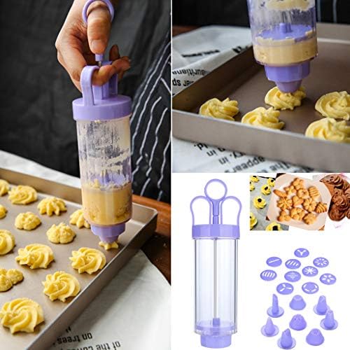 MA87 Cookie Biscuit Making Maker Pump Press Machine Decor Kitchen Mold Tools Set