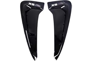 YANER Seitenflügel-Fender Luftführungsöffnungen für BMW X5 F15 F85 2014-2018 in Schwarz, für Auto, aus ABS-Kunststoff, links/rechts oben