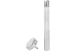 Poinçon d'Oeillet 4/12/14/17/20 mm Outil de Poinçon de Trou d'Oeillet Meurent Kit de Poinçon Creuse pour Cuir Craft Vêtements Tissu Rideau (150# 4mm)