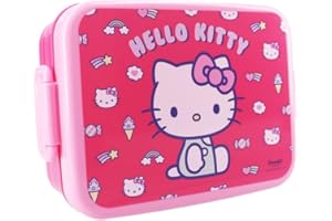 My sweety pop - Scatola da pranzo Hello Kitty - Pranzo box - Per bambini - asilo - scuola - vacanze - pasto - 16 cm - idea regalo (Hello Kitty - rosa)