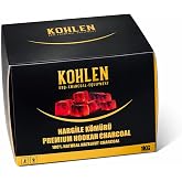 KOHLEN Nargile K&ouml;m&uuml;r&uuml; 1KG &ndash; Uzun Yanma, D&uuml;ş&uuml;k K&uuml;l, Y&uuml;ksek Performanslı Doğal K&ouml;m&uuml;r