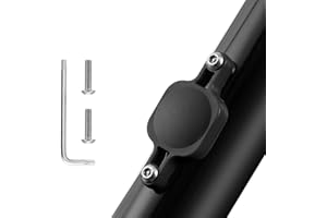DDKY 1 Artículo Funda para AirTag en Negro, Soporte Protector para Bicicleta AirTag, Se Puede Esconder Debajo del Portabidón y Asiento, Funda Localizadora