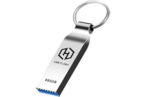 dolrun Memoria USB 3.0 982 GB - Memoria Flash USB Alta Velocidad Pen Drive Impermeable con Llavero Portátil Pendrive con Carcasa de Metal Duradera