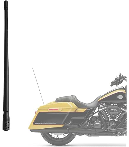 Antenne Moto FM/AM Haute Performance Chrome - Kit Complet Pour Honda Goldwing GL1800 Et GL1500 (2001-2017)