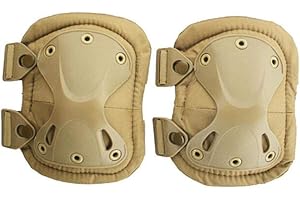 SSXCO Ginocchiera tattica Ginocchiera Ginocchiera militare Protezione gomiti Esercito Softair Sport all'aperto Lavoro Caccia Pattinaggio Attrezzatura di sicurezza Ginocchiera, Ginocchiere