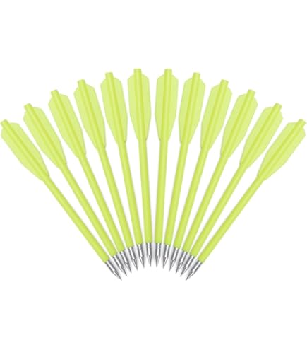 24 Flèches Alu Pour Arbalète De Poche 50-80 Lbs - Embouts Acier 6,3" - Tir De Précision
