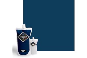 Vernice epossidica bicomponente lucida/resina BARBOUILLE - Per piastrelle, terracotta, laminato, PVC - 1kg - Blu abissal