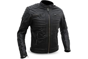 Dimex Leather Jacket Men’s-Motorbike Stretchable Shoulders Protective Armor biker jacket Comfortable Ride men leather coat with Side Adjustment Strap