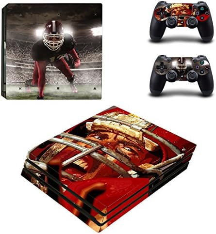 L'Amazo Best Sport fans American football basketball baseball PS4 Pro Designer Skin Game Console System p 2 Controller Decal Vinyl Protective Covers Stickers f Sony PlayStation 4 Pro (Power)