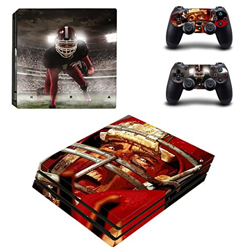 L'Amazo Best Sport fans American football basketball baseball PS4 Pro Designer Skin Game Console System p 2 Controller Decal Vinyl Protective Covers Stickers f Sony PlayStation 4 Pro (Power)