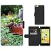Produktbild Just Cover Hot Stil Handy Karte Slot Hülle/Case/Brieftasche aus PU-Leder/m00139059 Vogeltränke Alten Garten Eisen Metall//Apple iPhone 5 C