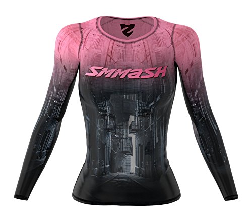 SMMASH X-WEAR Smmash Femme Compression Manche Longue Top Harley Squad Crossfit