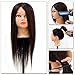 Neverland Professional 20" 90% Real Human Hair Hairdressing Equipment Styling Head Doll Mannequin Training Head Tools Braiding Cutting Student Practice Model