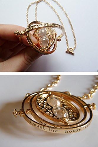 Harry Potter: Time Turner Rotating Hourglass Pendant Necklace - Hermione Granger