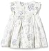 Mamas and Papas Baby Girls 0-24m Floral Print Dress, Off-White (Off White), 6-9 Months (Manufacturer Size:6-9)