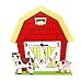 Fantasy Fields - Happy Farm Animals themed Kids Wall Clock Best for Nursery Room Decor |  Hand Painted Details | Child Friendly Water-based Paint