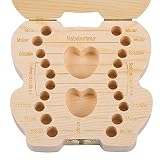 ELENKER Aufbewahrungsbox für Kinder Baby Zähne Milchzähne Box Geschenk für Kinder - 3