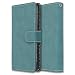 Produktbild Alcatel Idol 4 Hülle, Chreey Matt Leder Tasche Retro Handyhülle Magnet Flip Case mit Kartenfach Geldbörse Schutzhülle Etui [Blau]