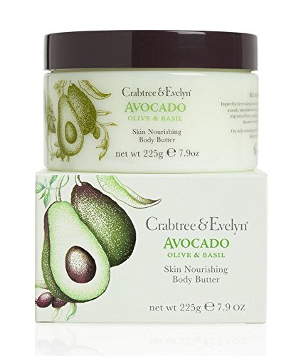 Crabtree & Evelyn Avocado Olive and Basil Body Butter 225g
