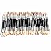LuckyFine 100Pcs Disposable Make-Up Eye Shadow Sponge Lip Brush Applicator Cosmetic Tool