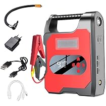 Booster Batterie Voiture 3000A 26640mWh – Démarreur Portable Avec écran, Lumière LED Et Chargeur USB - 9