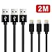Produktbild OTISA 3*2M iPhone Ladekabel Lightning USB Kabel für Apple iPhone 6 Plus/6 /5/5S/6s iPad 4 iPad Mini/Air iPod 5/ iPod7(Schwarz)