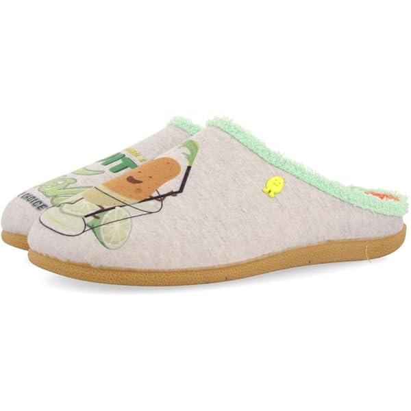 Hot Potatoes Savannah, Slipper, heren, grijs, maat 41 EU, Grijs, 41 EU