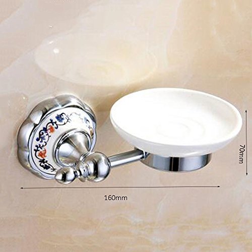 Stainless Steel Non-space Aluminum Soap Racks Hotel Guesthouse Soap Box Soap Racks Color Is Optional ( Color : Silver )