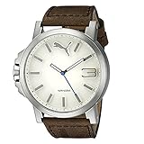 PUMA unisex-Armbanduhr Ultrasize 50 Analog Quarz Leder PU103461016