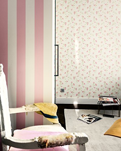 A.S. Création Tapete Liberté Landhaus Shabby Chic 10,05 m x 0,53 m rosa weiß 314086 - 2