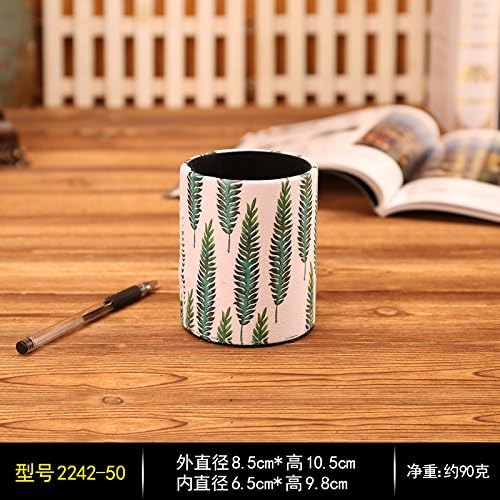 JWBT European fashion cute pen pen holder pen socket box retro desktop decoration office supplies students,50 styles of rose red