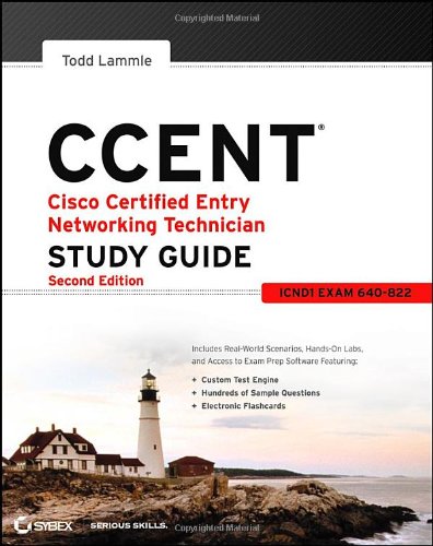 Download CCENT Cisco Certified Entry Networking Technician Study Guide: (ICND1 Exam 640-822) (Coursesmart)